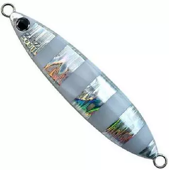 Palms Metal Jig Lure Slow Brat Zebra Glow R-100