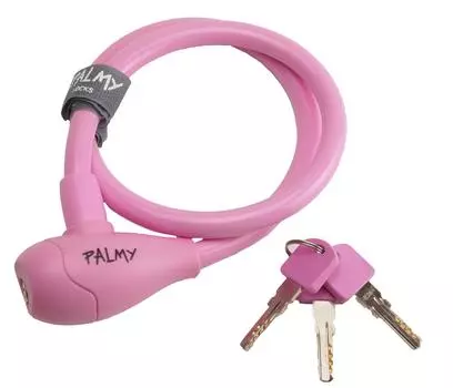 PALMY Проволочный замок розовый P-4505/12700 мм