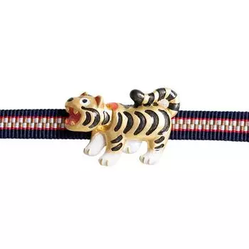 Palnart Poc Зажим оби Тигр Зажим с номером Роскошная коробка в комплекте Аксессуары Кимоно Юката Японский стиль Цветы Растения Розы Аксессуары Женский Блеф