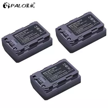 PALO 3 шт. NP-FZ100 NPFZ100 NP FZ100 NP FZ100 аккумулятор для Sony NP-FZ100, BC-QZ1, Sony a9, a7R III, a7 III, ILCE-9 чёрный
