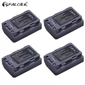 PALO 4 шт. NPFZ100 np fz100 аккумулятор NP-FZ100 аккумулятор для SONY ILCE-9 A7m3 a7r3 A9/A9R 7RM3 BC-QZ1 Alpha 9 9S 9R цифровая камера чёрный