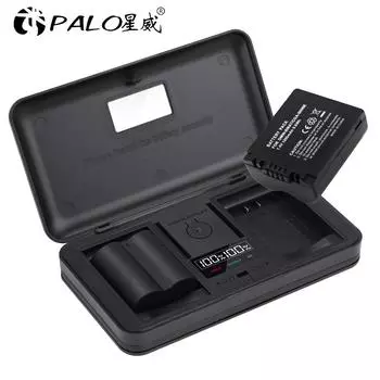 PALO 7,4 В 1200 мАч ЖК-USB зарядное устройство для камеры CGA-S006E с аккумулятором камеры для Panasonic DMC-FZ7 FZ8 FZ18 FZ28 FZ30 FZ35 FZ38 FZ50 GK