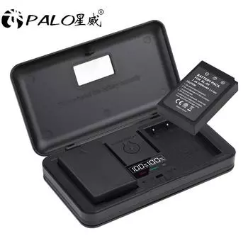 PALO BLS-F Зарядное устройство с ЖК-дисплеем и аккумулятором для камеры Olympus EPL6 EPL9 EPL8 EPL7 EPM2 EP3 EM10 E400 E410 E420 E450 E600 E620 E-P1 E-P2