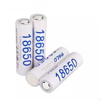 PALO оригинальная литий-ионная аккумуляторная батарея 3,7 В 18650 3200 мАч NCR18650 17A для фонарика, электрическая батарея для игрушечного дрона 4Pcs белый