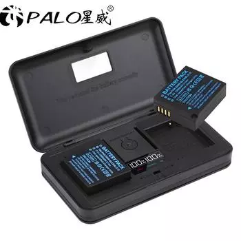 PALO Зарядное устройство для камеры DMW-BLE9 LCD USB Зарядное устройство с двумя батареями для Panasonic DMC-GX7GK DMC-FG3GK GF3X DMC-LX100 DMC-GF4