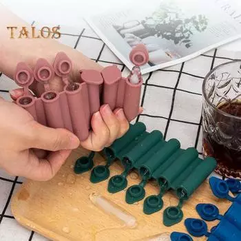 Палочка для кубиков льда, легкосъемная самодельная термостойкая легкая форма для напитков, силиконовая форма для кубиков льда, кухонные гаджеты темно-синий