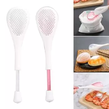 Палочка для посыпки муки, дозатор сахара, палочка для посыпки текстурной пудрой из АБС, подходит для использования на кухне розовый