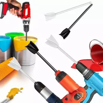 Палочка для смешивания эпоксидной краски, стержень для перемешивания краски, шпаклевка, смеситель для цементной краски, насадка для смешивания эпоксидной смолы, латексной масляной краски LXY белый