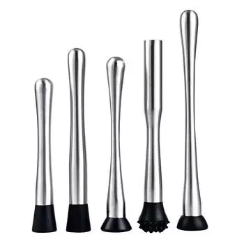 Палочка для смешивания вина Шейкер для коктейлей из нержавеющей стали Дробилка для льда Молоток Барная утварь Барная утварь Мадлер для вина Аксессуары для бара