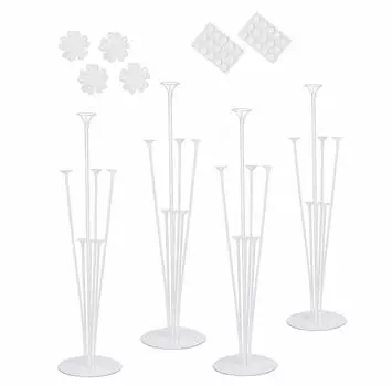 Палочка для воздушного шара Подставка для воздушного шара Держатель для воздушного шара 4 комплекта Держатель для воздушного шара Подставка для воздушного шара Палочка для воздушного шара Украшение на день рождения, свадьбу