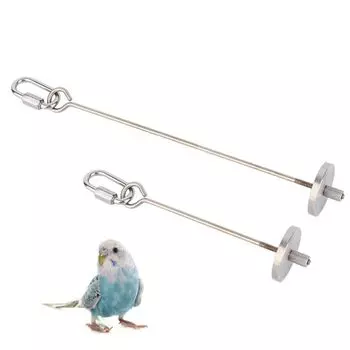 Палочка для животных волнистый попугайчик из нержавеющей стали кормушка для птиц попугай шампур держатель для фруктов игрушка для домашних животных S