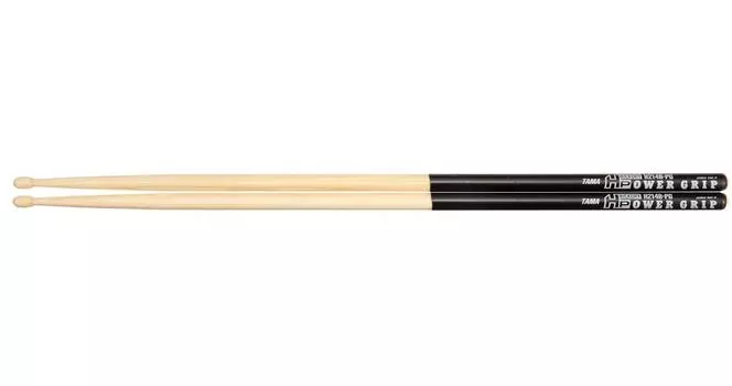 Палочка TAMA Hickory 14 мм с шариковым наконечником и резиновой рукояткой H214B-PG черного цвета