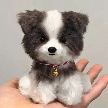 Палочка-твистер из кроличьего волоса Ручная работа Питомник Шифрование Смелые корни волос Кукла Готовая игрушка Дети 25cm