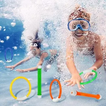 Палочки для дайвинга, игрушки для бассейна, грузила для плавания, игрушки для подводного дайвинга, в комплект входит 6 палочек для дайвинга для детей с цифрами 10Pcs