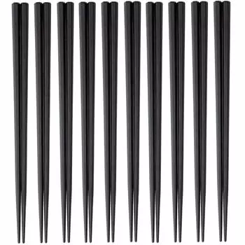Палочки для еды Daikoku Kogyo SPS многоразовые 23 см шестигранные 100 шт. (черный) чёрный