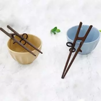 Палочки для еды Edison для взрослых, левая рука, коричневые, 2 шт., популярная корейская посуда