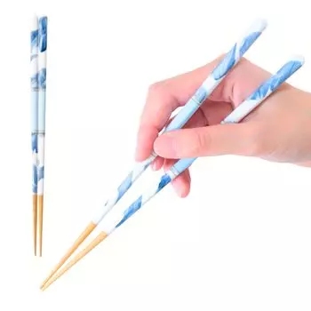 Палочки для еды FlaColle палочки для еды 23 см стильные Сделано в Японии подарок для посудомоечной машины [Гладкие, как керамика Fiore] [Нескользящие, безопасные] (синий)