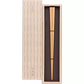 Палочки для еды Hashikura Matsukan Kyoto Shimizu Meitake из натурального бамбука, 24 см, квадратные, протираются лаком, белые, бамбуковые, Shuai, сделано в Японии, G-90565