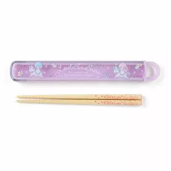 Палочки для еды и футляр Sanrio Little Twin Stars (лента), 747220