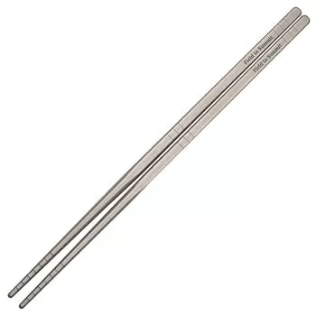 Палочки для еды из титана Field to Summit 23 см OFCATCH полая структура ультралегкие столовые приборы прочная сумка для хранения в комплекте посуда для кемпинга путешествия на открытом воздухе серый