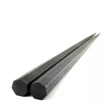 Палочки для еды из высококачественного дерева Daikokuya Edo, черные палочки для еды, семигранные палочки для еды, (чистый (Тунец))