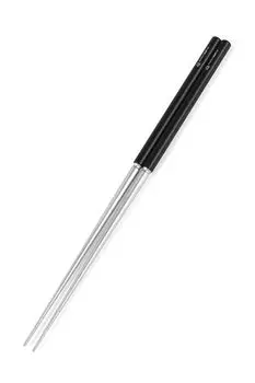 Палочки для еды Kamakura NaFro Screw Camping Chopsticks с футляром Tsubame Sanjo Made in Japan Chopsticks Compact My Chopsticks Camping Chopsticks Holder Set чёрный