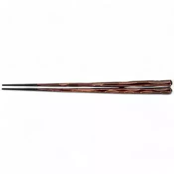 Палочки для еды PBT 24 см Шестигранная резьба Точиги Сделано в Японии Можно мыть в посудомоечной машине J-kitchens (Хаси) Один разрез