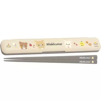 Палочки для еды Rilakkuma коробка для палочек для еды KA27001 В30 x Ш190 x Г15 мм San-X &