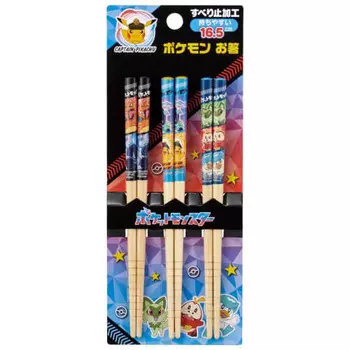 Палочки для еды Skater Bamboo Chopsticks 16.5 см 3 набора Pokemon 24 Pokemon ANT2T-A
