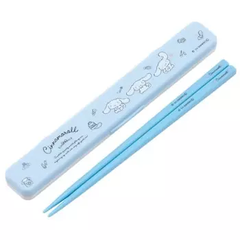 Палочки для еды Skater Chopsticks Box Set 18 см Сделано в Японии Антибактериальные ионы серебра Ag+ для взрослых Sanrio Cinnamoroll Watercolor Cosmetics ABC3AG