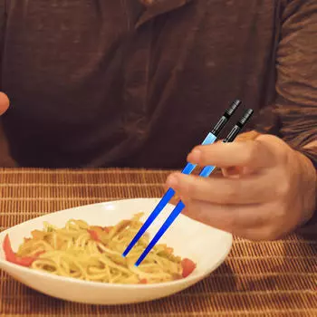 Палочки для еды, светящиеся светодиодные палочки для еды на праздники синий