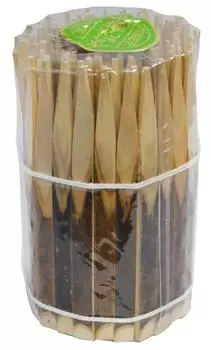 Палочки для еды в виде конфет с черными буквами, для коммерческого использования, 9 см, 100 шт., специальная рулонная целлофановая пленка BB-015