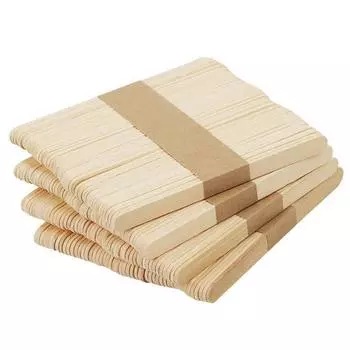 Палочки для мороженого Палочка для мороженого Депрессор для языка Деревянная палочка для мороженого Ручная работа Diy Натуральный цвет Палочка для мороженого 114*10*2 мм