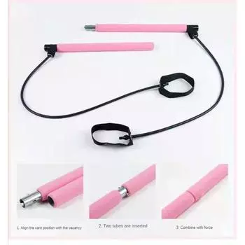 Палочки для пилатеса, многофункциональные палочки для фитнеса, оборудование для пилатеса, домашнее эластичное тренировочное устройство для йоги, веревка синий