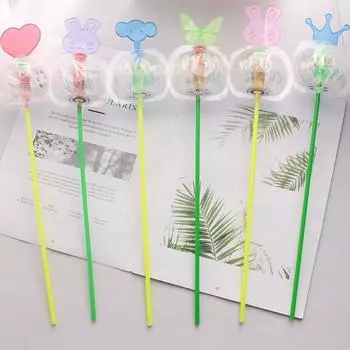 Палочки для подбадривания, волшебная светящаяся палочка, радужная волшебная палочка, светящаяся палочка, игрушечная светодиодная волшебная палочка 1 PC Random