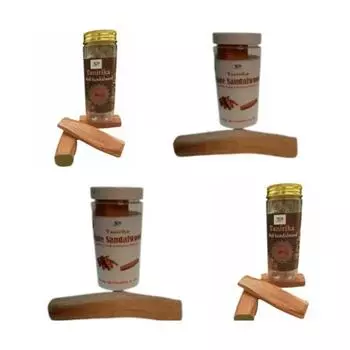 Палочки Tanrirka Red & White Chandan Tika 40-60 г (2 + 2) 4шт 100% чистый //Натуральный/Поклонение