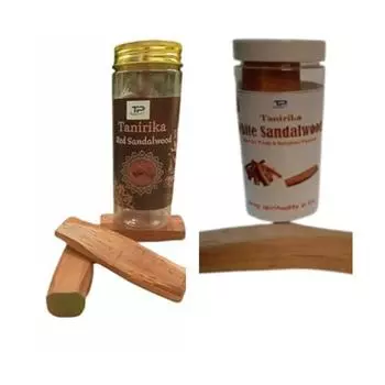Палочки Tanrirka Red & White Chandan Tika 40-60 г (1 + 1) 2шт 100% чистый //Натуральный/Поклонение