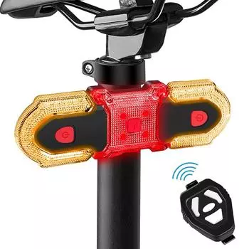 Palumma велосипедный указатель поворота указатель поворота беспроводной пульт дистанционного управления водонепроницаемый левый поворотный фонарь безопасности высокая яркость указатель поворота предупреждающий фонарь ночной