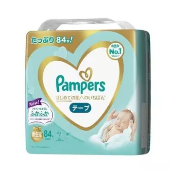 Pampers First-time Skin Ultra Jumbo для новорожденных 84 листа P&G Japan Baby Products