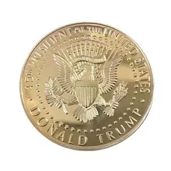 Памятная коллекционная монета 2020 года «Donald Print Keep n Great» золотистый