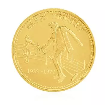 Памятная монета американской рок-звезды 1935-1977 гг. Коллекция металлических монет Поделки из монет серебряный