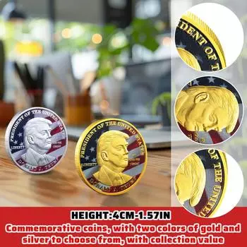 Памятная монета Биткоины Виртуальная валюта Чистое золото и серебро Памятная медаль Живописные места Монета One Size золотой