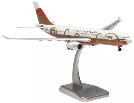 Памятная покраска 50-летия Hogan Gulf Air, готовое изделие 1/200 A330-200