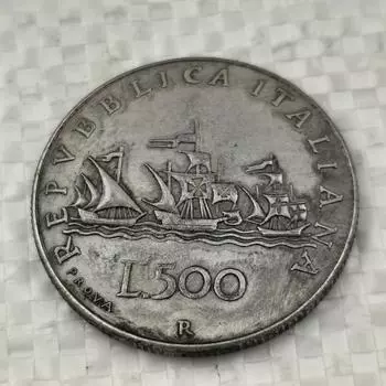 Памятные коллекционные сувениры Италии серебряные монеты