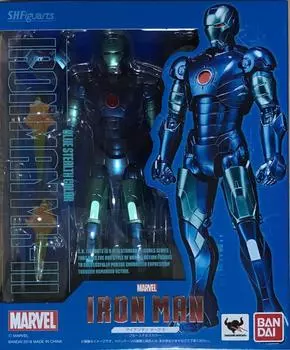 Памятный продукт Tamashii Comic Con 2018 SHFiguarts Iron Man Mark 3 Blue Stealth