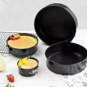 Pan Carbon Steel Baking Mold Bakeware NonStick Spring Form Round Cake Baking Cheesecake Pan Cake Tools Home Kitchen Gadget 2024