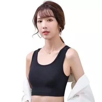 Pan Tank заставляет вашу грудь выглядеть спортивно открытой Легко надевать и снимать Дышащая рубашка [Winsuteki], Топ, сдавливающий грудь, Меньше, сдавливающий грудь,