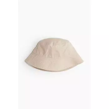 Панама из хлопка HM бежевая