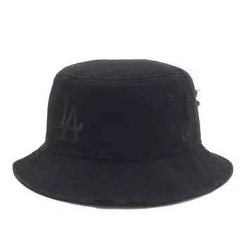 Панама MLB Damaged Denim LA Black BUCKET01 MLB DAMAGED LOSDOD BLK 14388514 NER36C8824 [New Era] L/XL