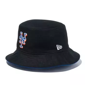 Панама MLB двусторонняя NYM черная BUCKET01 NEYMET REV BLK LROY [New Era] S/M
